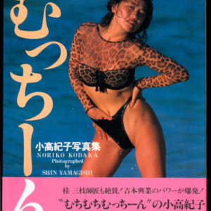 小高紀子写真集「むっちーん」 1993年2月20日初版　発売時の定価2200円　学研